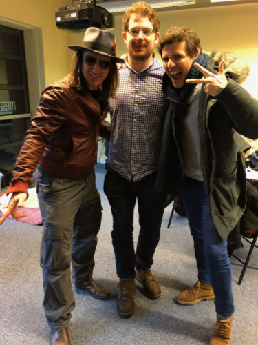 Alex Sultoon James Hughes Cisco Almeida backstage