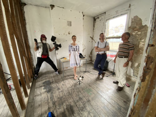 Beauty's Sleep team socially distanced