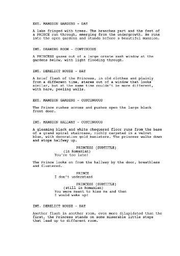 Beautys Sleep Screenplay