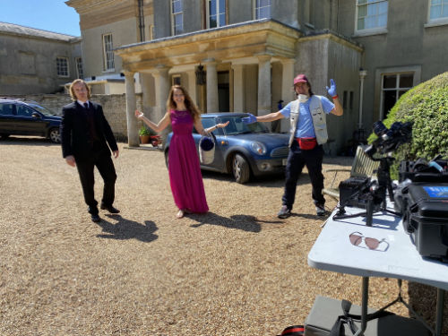 Marcus McSorley Elena Hardin Alex Sultoon socially distanced Turvey House