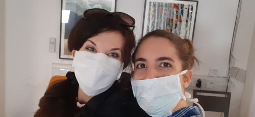 Jennider Julia Rehearsal Masks