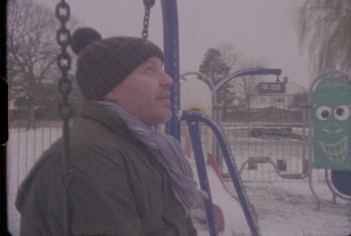 Nigel on swing in Snow